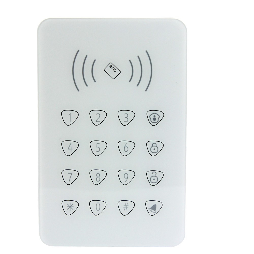 Bezdrátová podsvícená klávesnice s RFID čtečkou pro GSM alarm Model: AS-K07
