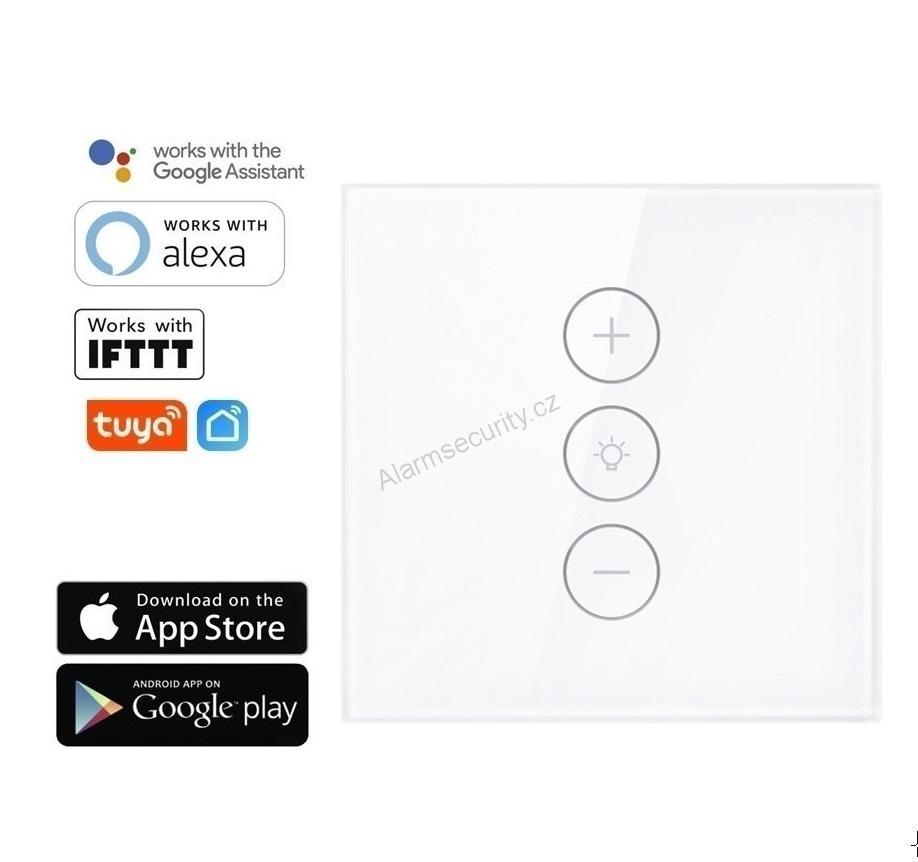 WiFi dotykový stmívací vypínač osvětlení  - TUYA, Android/iOS, IFTTT