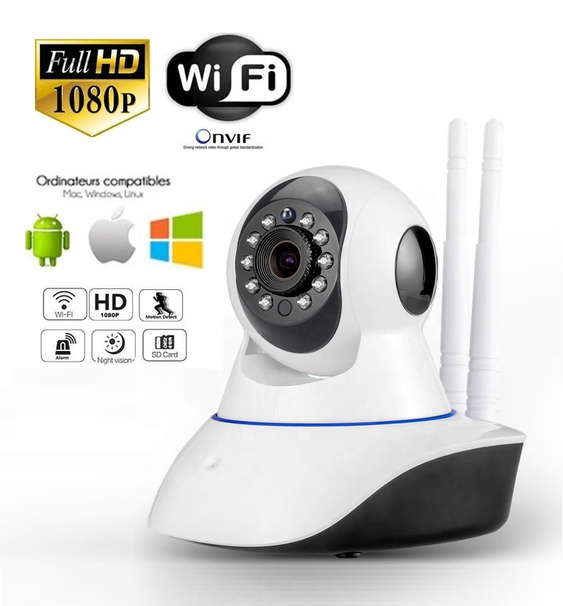2.0 MPx FULL HD 1080P WiFi otočná IP kamera SMART 