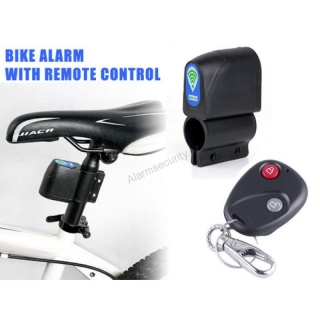 Alarm na jízdní kolo s otřesovým detektorem, sirénou a dálkovým ovladačem 
