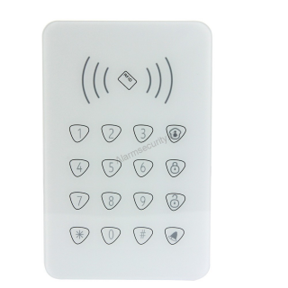 Bezdrátová podsvícená klávesnice s RFID čtečkou pro alarm systém AS-G190E